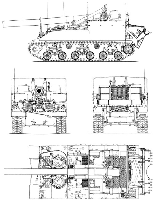 M43 203mm Gun Motor Carriage