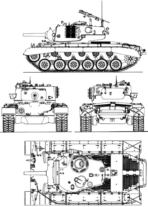 M45 Pershing 105mm