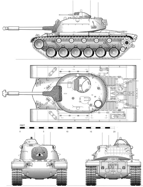 M48A1 Patton (1954)