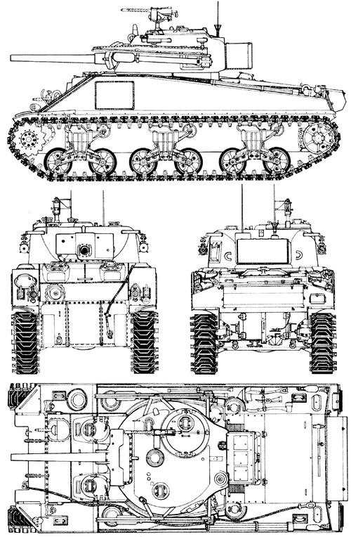 M4 Sherman Mk.V Tulip 76.2mm