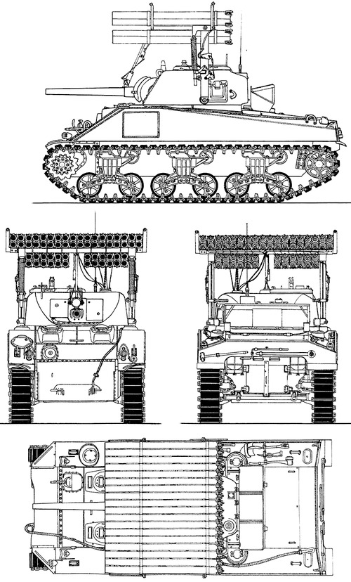 M4 Sherman T34 Calliope
