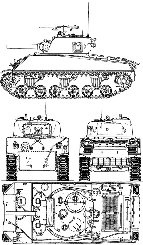 M4A3 (105) Sherman 1944