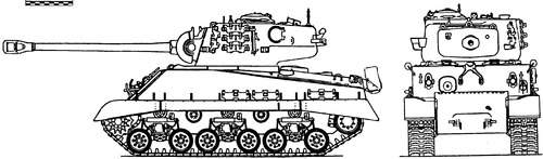 M4A3 Sherman + M26 Pershing 90mm Turret