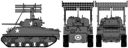 M4A3 Sherman +T34 Calliope