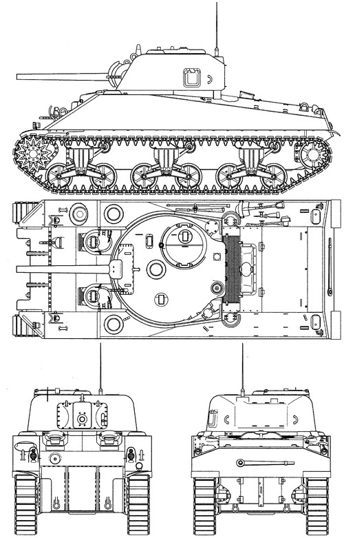 M4A4 Sherman 75mm