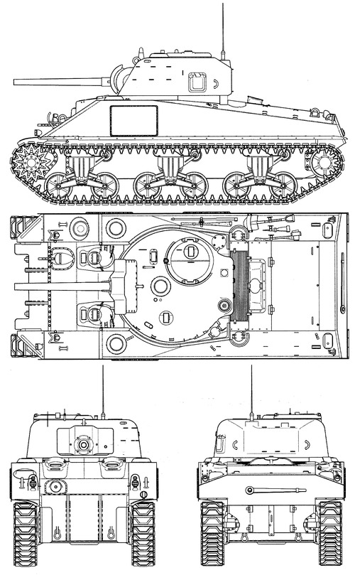 M4A4 Sherman 75mm