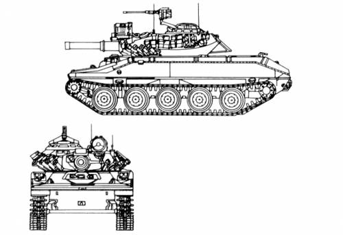 M551 Armored Reconnaissance Vehicle