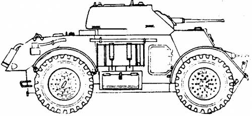 M6 Staghound Armoured Car