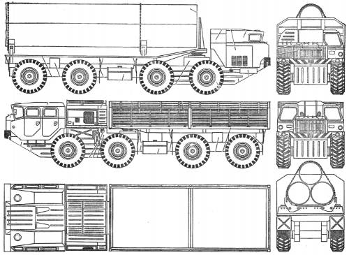 MAZ 7310 Heavy Transporter