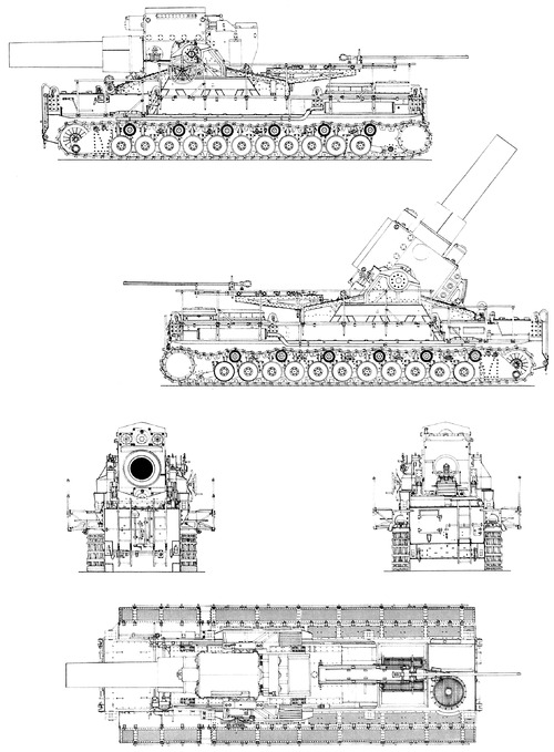 Morser Karl Gerat 041 Ausf.4 Nr.V 54cm Loki