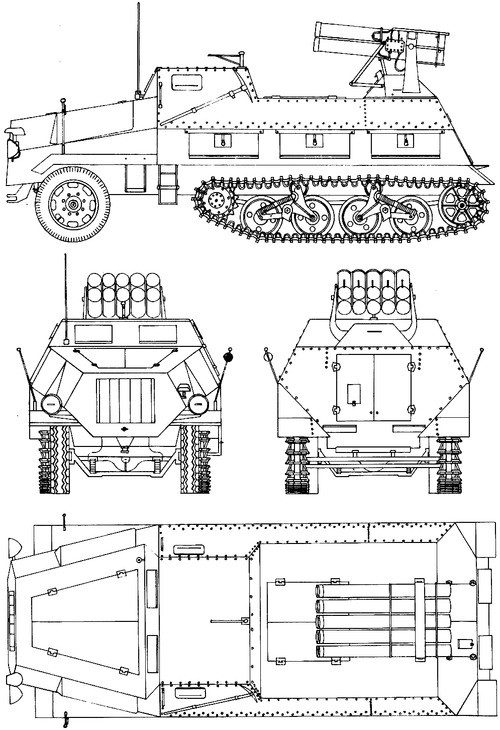 Opel Maultier Sd.Kfz.4-1 Panzerwerfer 42