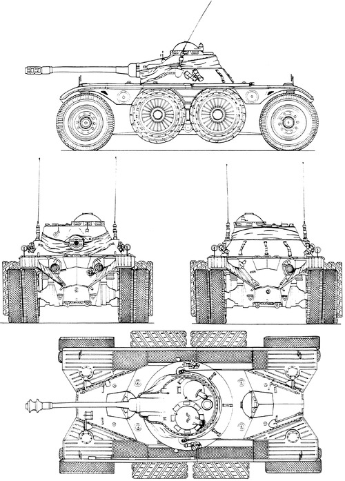 Panhard EBR 75mm 1951 APC