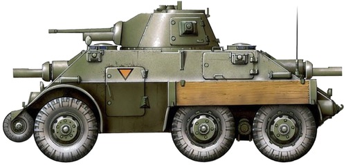 Pantrado DAF PT3 M39 Pantserwagen