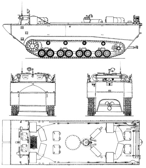 Panzerfahre IV Land-Wasser-Schlepper