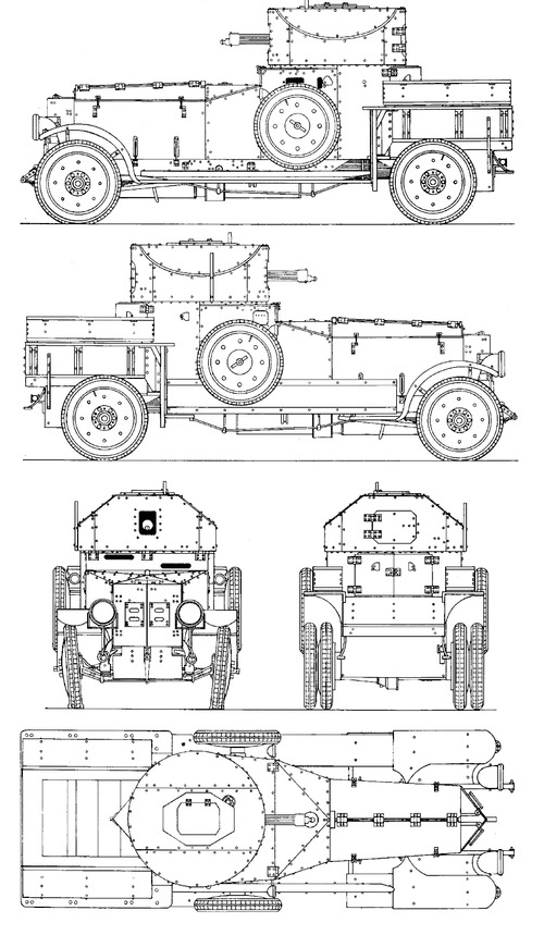 Rolls-Royce Armoured Car Mk IA (1920)
