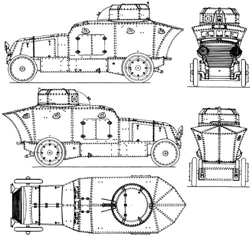 Romfell Armoured Car 1915
