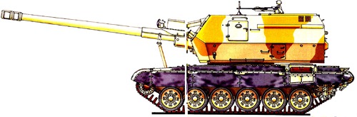 ShKH T-72 A40 Zuzana 155mm