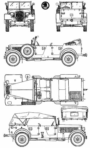 Skoda type 952 Kubelwagen Kfz.15