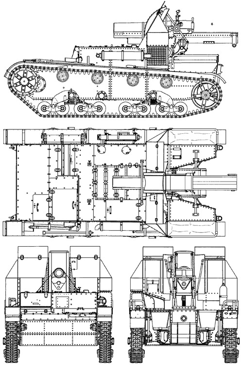 SU-5-2 122mm T-26 SPG