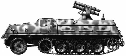 sWS schwerer Wehrmacht Schlepper 15cm Panzerwerfer 42 Zehnling
