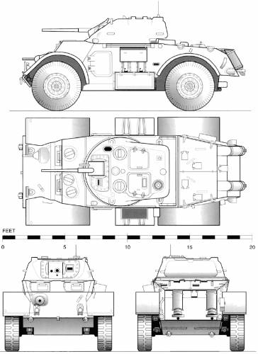 T17E1 Staghound I Armoured Car