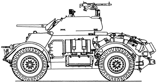 T17E1 Staghound M6 Armoured Car