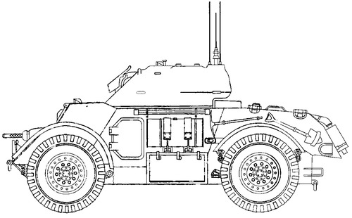 T17E1 Staghound Rear-Link