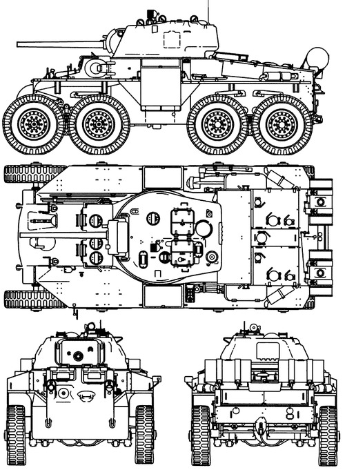 T18E2 Boarhound Armoured Car