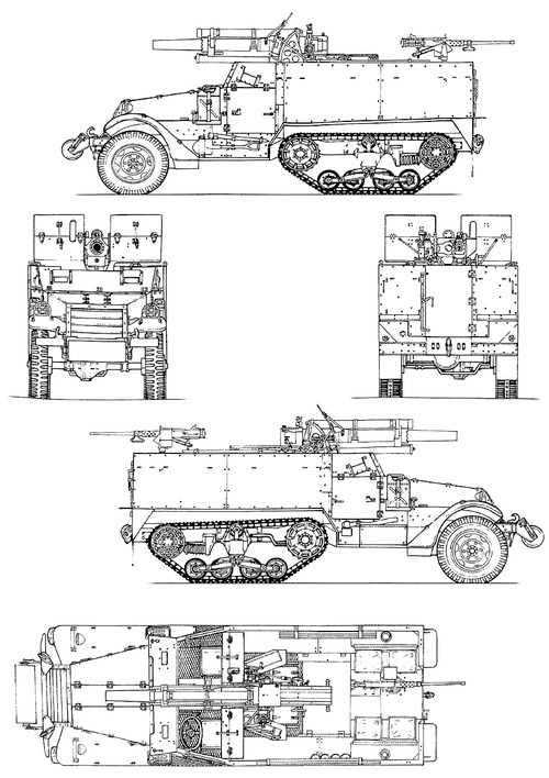 T19 105mm Gun Motor Carriage