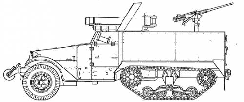T38 Half Truck 105mm Gun Motor Carriage