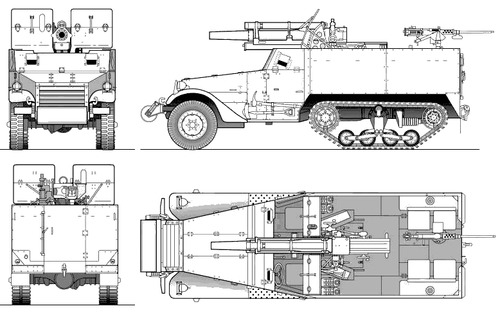 T-19 105mm Gun Motor Carriage