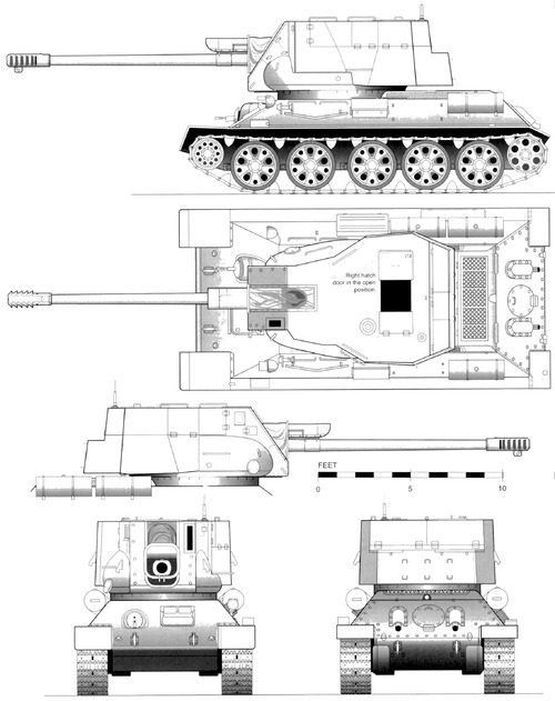 T-34-122 SPG (1970)