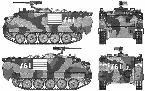 U.S. Armored Personnel Carrier Desert Version