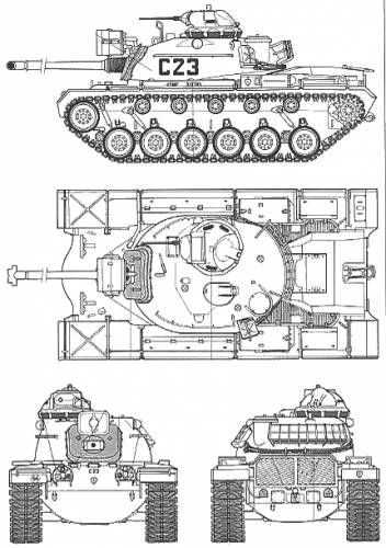 U.S. M48A3 Patton Tank