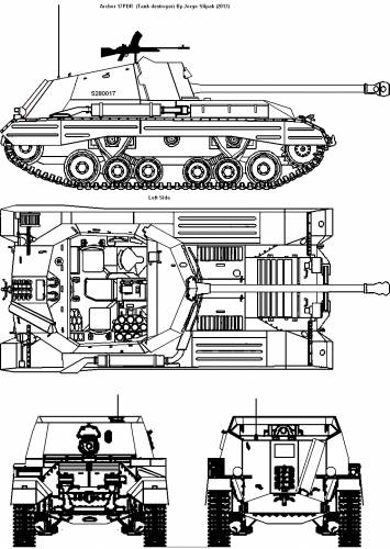 Valentine Archer 17 PDR Tank Destroyer - 01