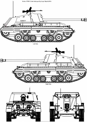 Valentine Archer 17 PDR Tank Destroyer - 02