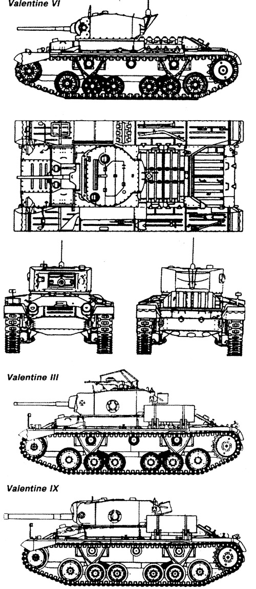 Valentine Vickers Infantry Tank Mk.III