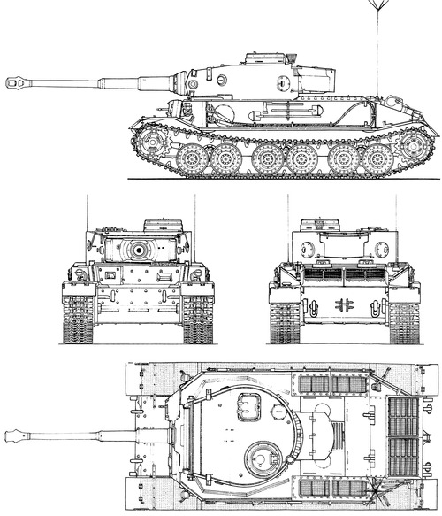 VK.4501(P) Panzerbefehlswagen VI (P) Tiger