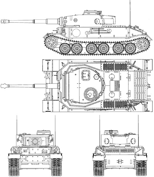 VK.45.01(P) Panzerbefehlswagen VI (P) Tiger 1944