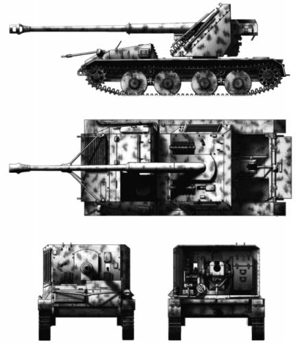 Waffentrager Aderlt I 88mm Pak 43