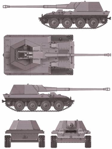 Waffentrager Krupp-Steyr 88mm Pak 43