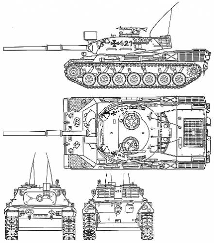 West German Leopard Med. Tank