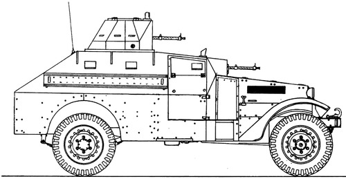 White M3A1 Scout Car IDF