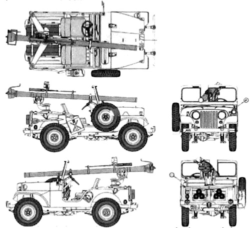 Willys Jeep M38A1C + M40 106mm RCG