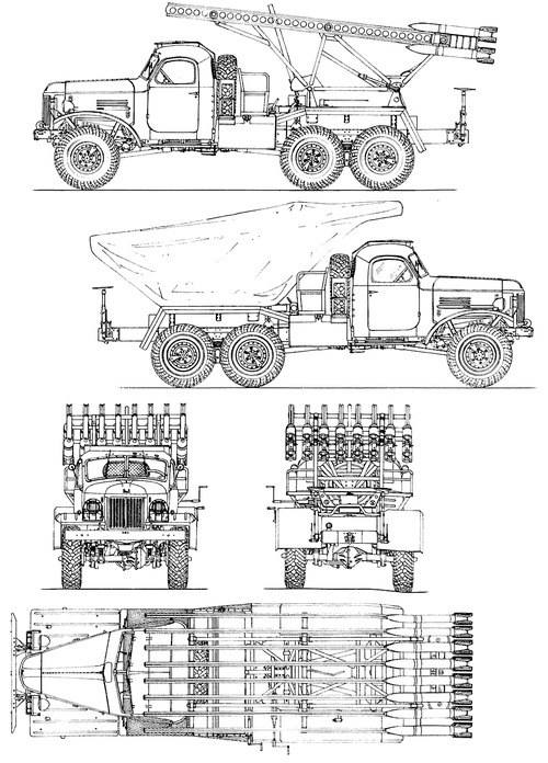 ZIL-157 BM-13-16 Katyusha