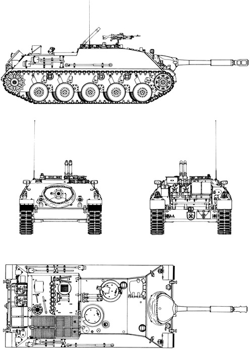 Kanonenjagdpanzer 4-5 Jagdpanzer Kanone 90mm