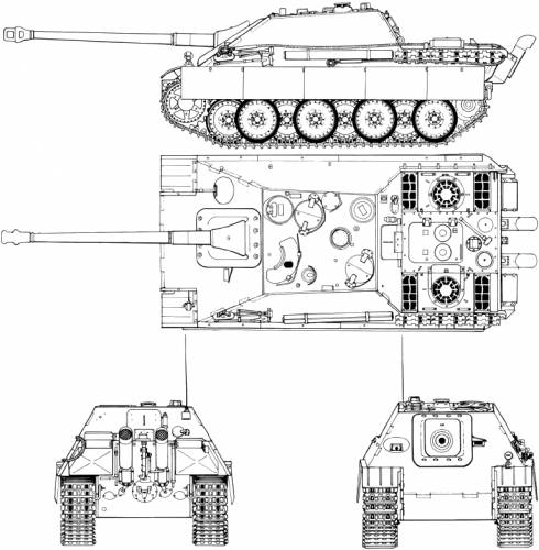 Panzerjaeger fuer 8.8cm PaK 43 auf Fgst Panther I (SdKfz 173)