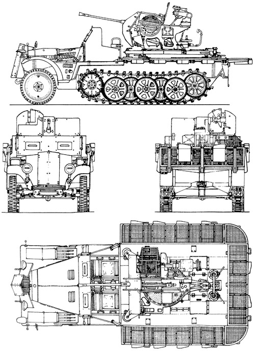 Sd.Kfz. 105 Sturmflak 20mm Flak 38