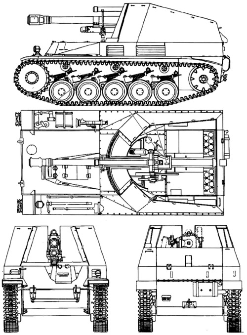 Sd.Kfz. 124 Wespe 10.5cm leFH18-2 Fahrgestell Auf Geschutzwagen PzKpfw II (Sf)