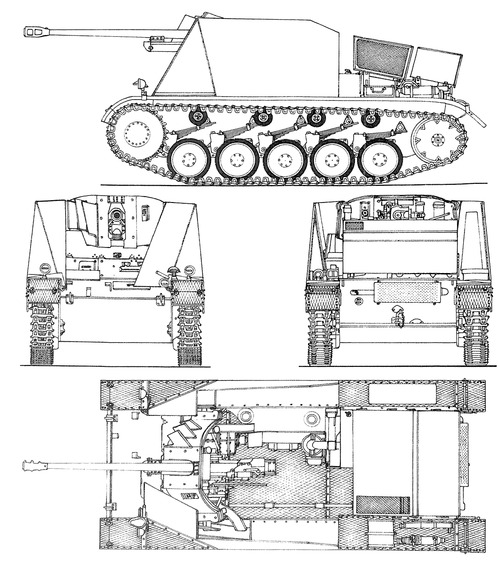 Sd.Kfz. 131 Marder II 5cm PaK 38 L60 auf Fahrgestell Pz.Kpfw.II
